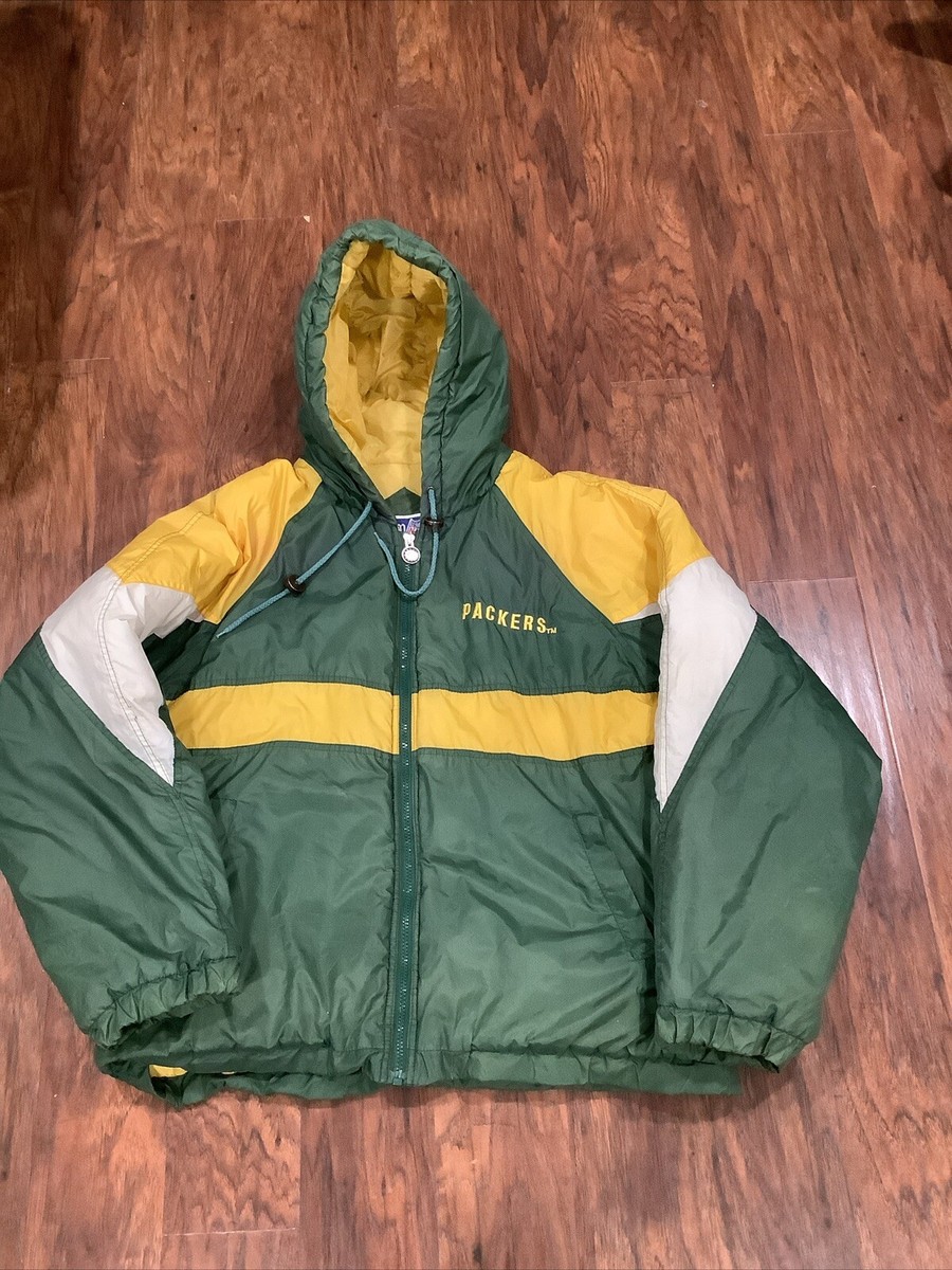 90s Vintage Green Bay Packers Triple Fat Goose Jacket Down Coat