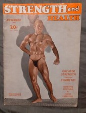 November 1946 Strength and Health Body Building Magazine-Stan Stanczyk/free ship