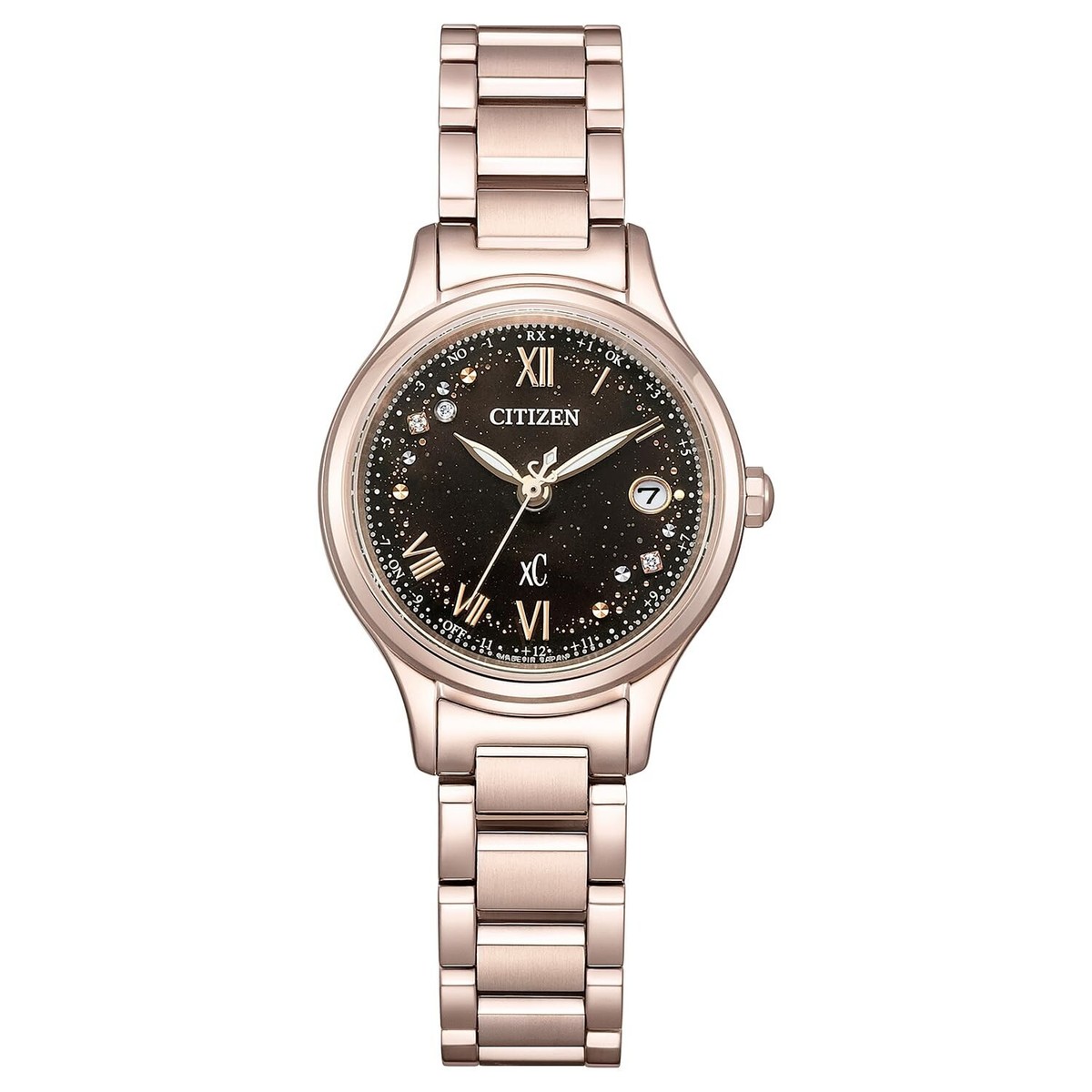 CITIZEN xC ES9497-53E Drive Radio Clock Titaniaum Happy Flight 