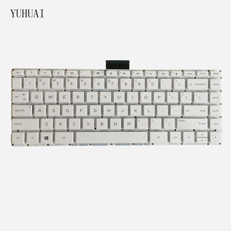 FOR HP Pavilion 14-ax 14-ax000 14-ax100 TPN-Q183 901658-001 US White Keyboard - Image 2 of 4