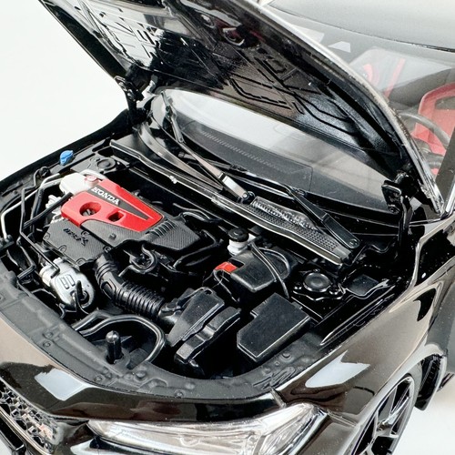 1:18 Scale Paudi Honda Civic Type-R FL5 Black Diecast Model Car Hobby Toy Gift - Picture 16 of 23