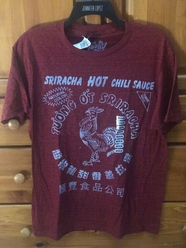 Sriracha Hot Sauce Graphic Men's M T 