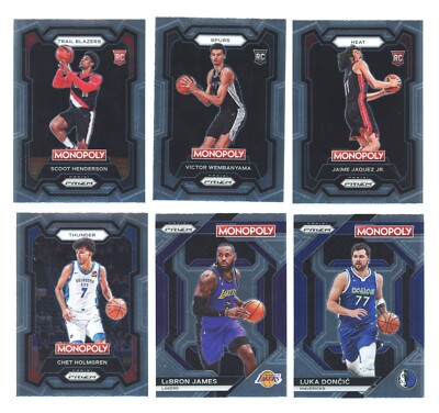 2023-24 Prizm MONOPOLY (BUY 3 GET 1) You Pick/Choose - Complete Your Set -Panini