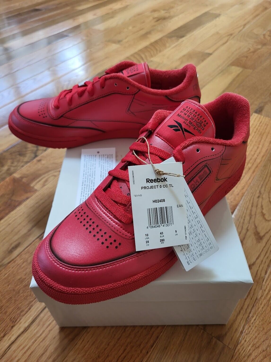 Brand New MAISON MARGIELA x REEBOK PROJECT 0 SNEAKERS H02408 Sz 10 EU 43 | eBay