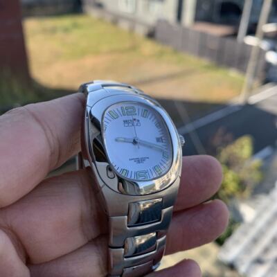 Sector Analog Quartz Men 760 Oval Case Rare Model Vintage