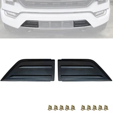 Front Bumper Guards Pads Inserts End Caps Cover For Ford F150 2021 2022 2023