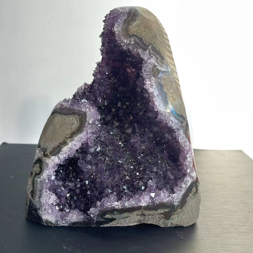 1PC Natural Amethyst Crystal Cluster Quartz Raw Crystals Healing Stone Ore Miner - Picture 7 of 19