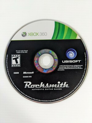 Rocksmith (Microsoft Xbox 360, 2011) - Disc Only -