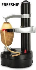Rotato Electric Peeler Machine Automatic Potato Fruit Peelers Kitchen + 6 Blades