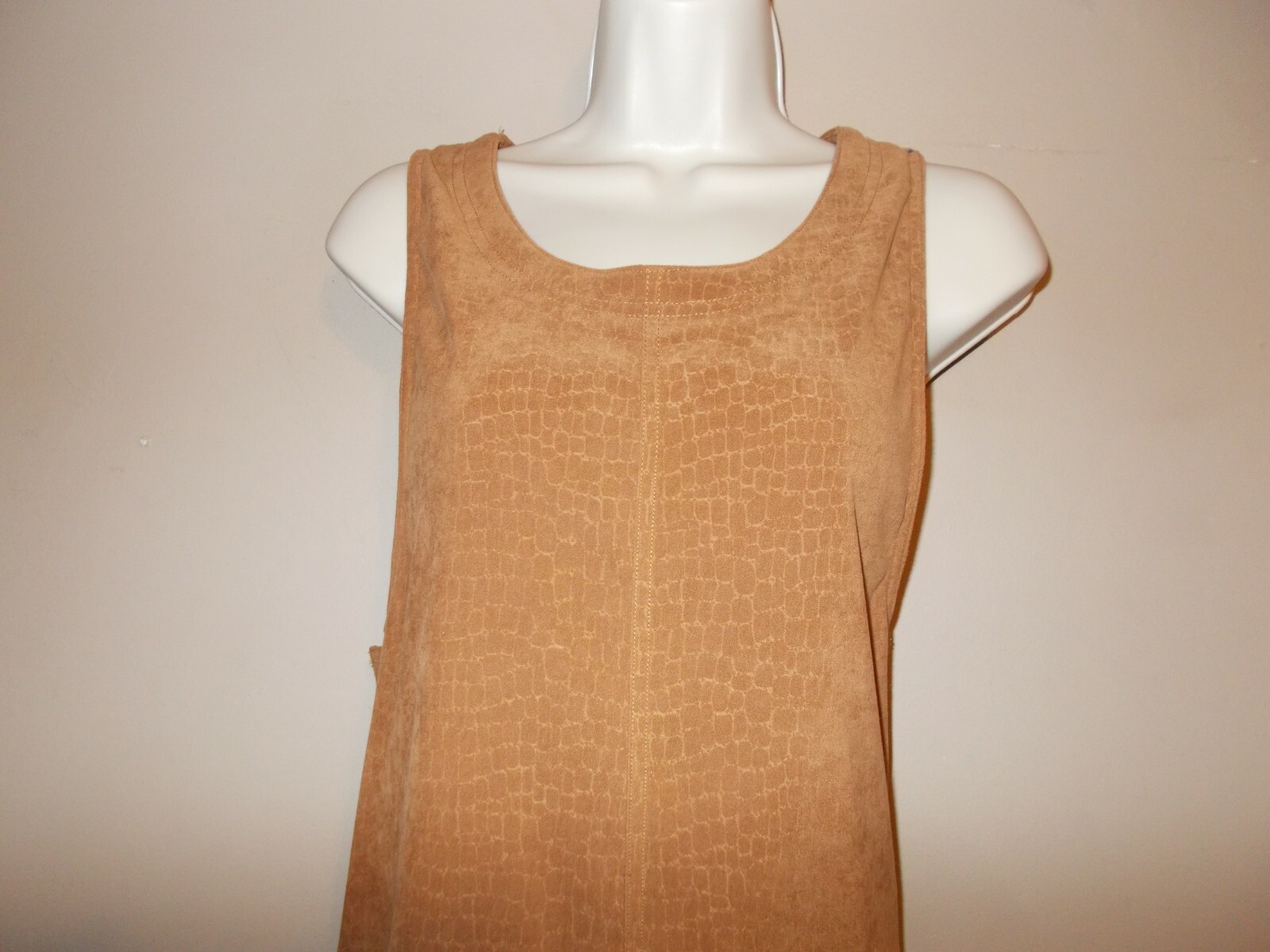 Amanda Smith Petites Size PM Python Gold Shift Dr… - image 3