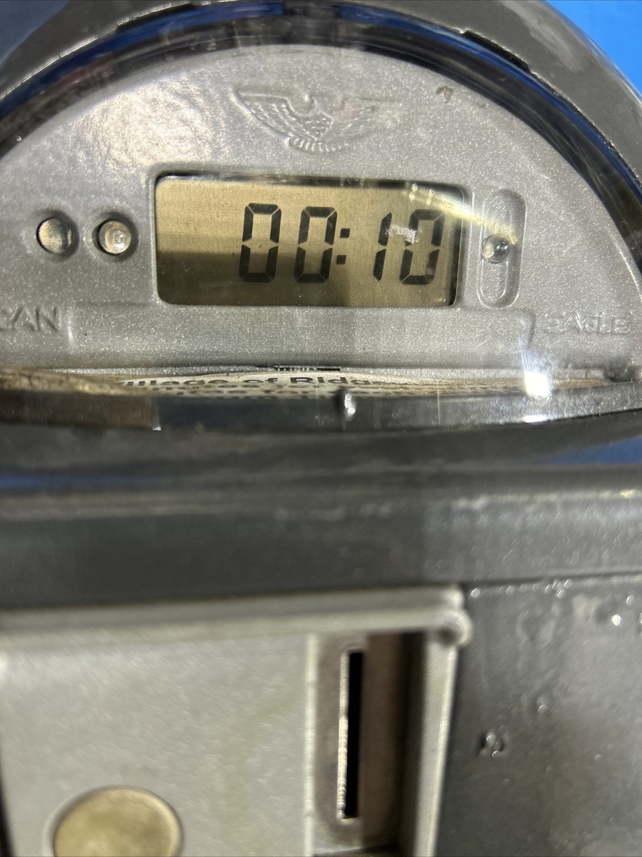 アメリカNYレトロ Duncan Meter コイン式駐車メーター Vintage Duncan Parking Meter Working, Duncan 60 original Red
