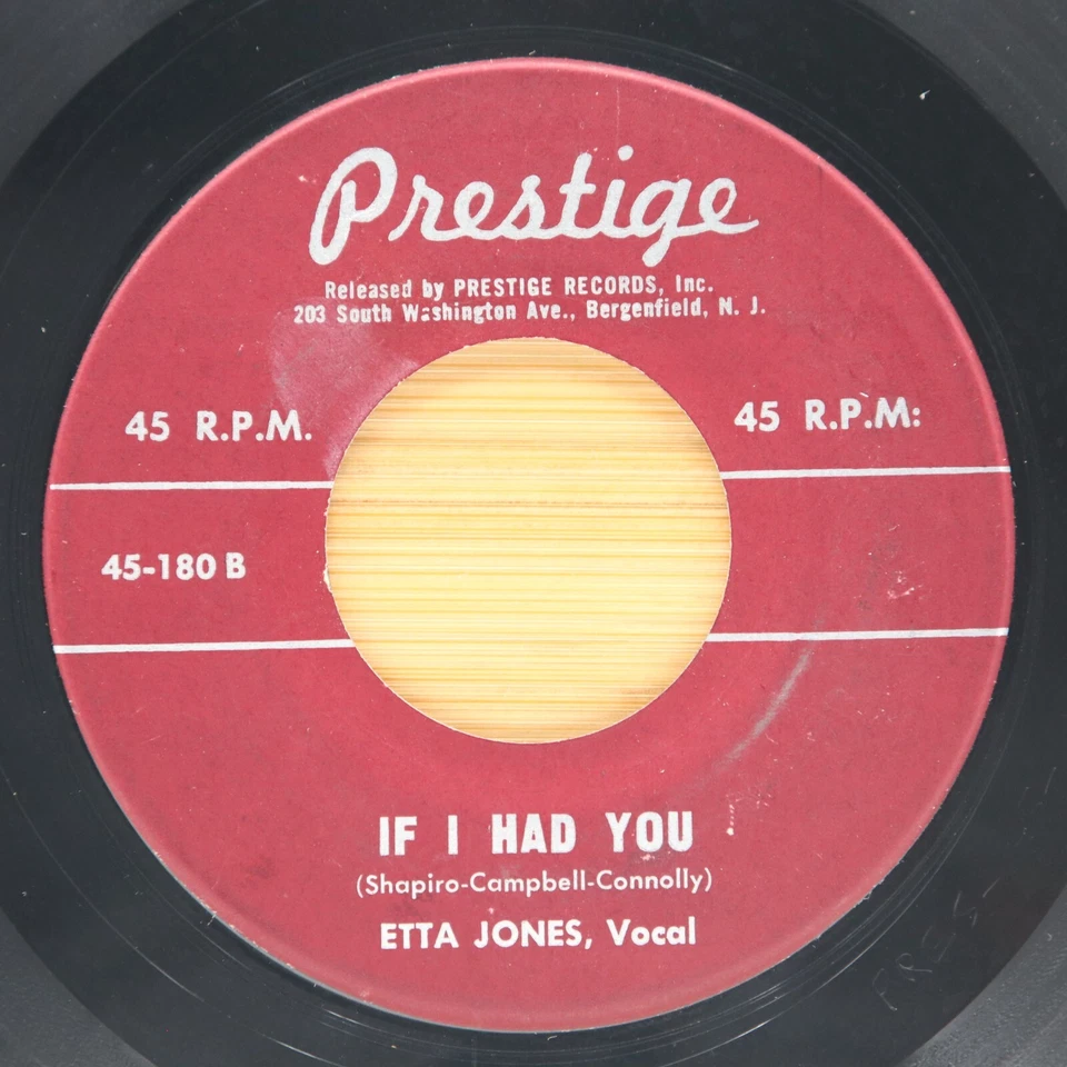 ETTA JONES - DON'T GO TO STRANGERS / IF I HAD YOU - JAZZ 45 PRESTIGE Foto 2 de 2