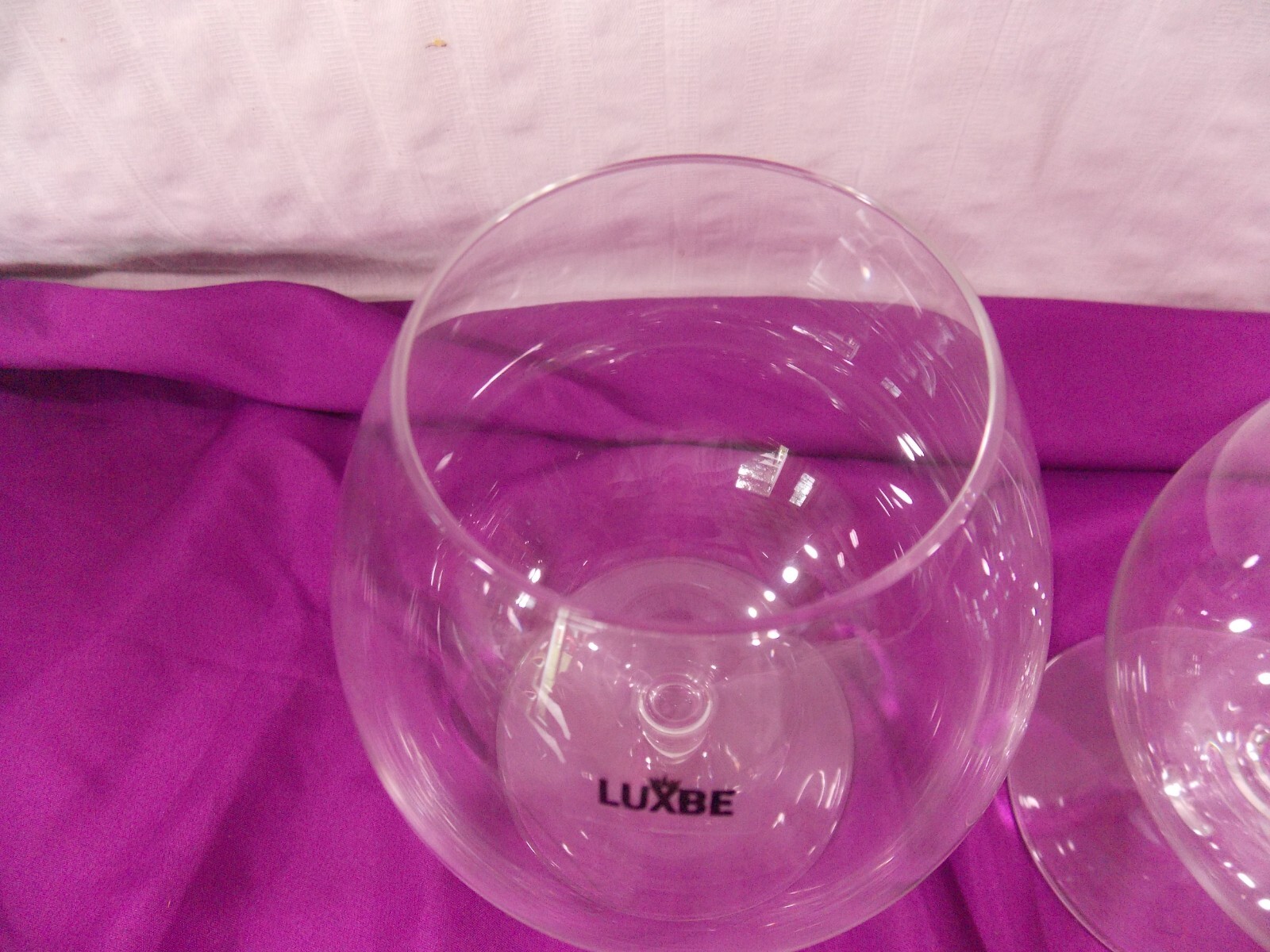 CRYSTAL GLASSES SNIFTER Brandy Bourbon Wine Glasses Cognac 25.5oz Set