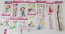  YOU CHOOSE EK Success DISNEY PRINCESSES  Variety Letters Dimensional Stickers