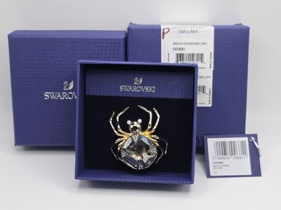 Swarovski Crystal Spider Brooch 5409681 MIB Magnetic Mix Embellishments