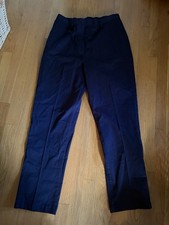 Lands End Navy Blue Elastic Waist Pants Size 16