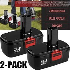 2Pack for Craftsman 19.2 Volt 11375 Battery C3 DieHard 130279005 11376 130279003