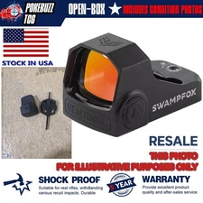 Swampfox Sentinel Manual Green DOT Sight 1x16mm 3MOA Manual RMSc - RESALE