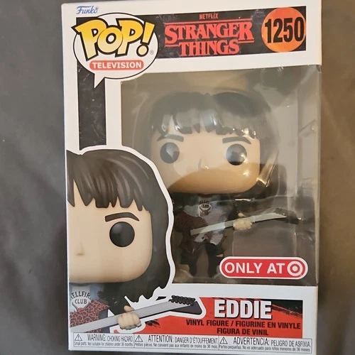 Funko Pop! Vinyl Stranger Things Eddie #1250 Figure Multicolor Target Exclusive