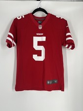 NFL NIKE SAN FRANCISCO ON FIELD 49ERS 5 Trey Lance jersey size M youth red