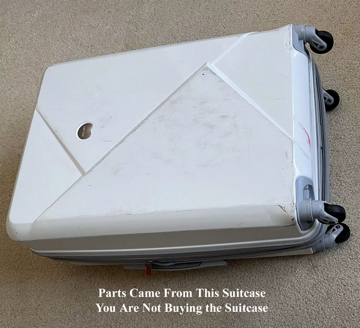 Delsey Paris Luggage Suitcase Travel Bag Top Hold Handle
