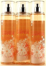 QTY 3 - Bath  Body Works SNOWFLAKES  CASHMERE Fine Body Mist Spray 8 Oz