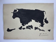 Pablo Picasso COA Art Painting Original Drawing Vintage Signed