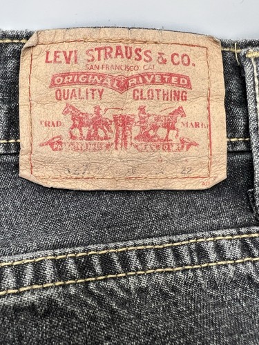 Levi’s 527 Regular Size 8R Boot Cut Boys Faded Black Jeans New Re-Issued - Picture 7 of 7