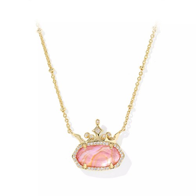 #ad 2025 Disney Princess Elisa Necklace by Kendra Scott Aurora Sleeping Beauty New $159.99