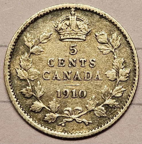 1910 Canada 10 Cents — photo from the most recent tracked eBay sale