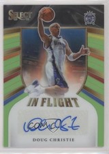 2020 Select In Flight Signatures Neon Green Prizm 12/99 Doug Christie Auto fl4