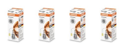 4x OSRAM ORIGINAL LINE H3 PK22s 12 V/55 W (1er Faltschachtel)