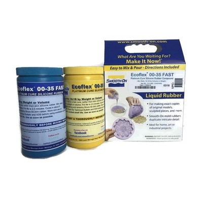 ECOFLEX 00-35 Fast Platinum Silicone - Easy Mixing for Artists & Cosplayers