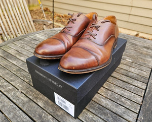 Thursday Boot Co Chestnut Broadway Brown Mens Oxford Leather Dress Shoes