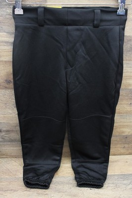 Easton Youth Pro Pull-Up Baseball Pants- Black Youth Medium