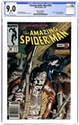 Amazing Spider-Man #294N CGC 9.0 Newsstand 1987 4685385020 Death of Kraven