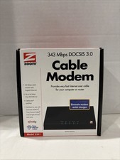 Zoom 343 Mbps DOCSIS 3.0 Cable Modem Model: 5341