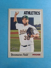 Yusmeiro Petit 2019 Topps Heritage Baseball Card # 41 J5888