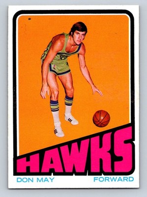 1972-73 Topps #96 Don May Atlanta Hawks - NM