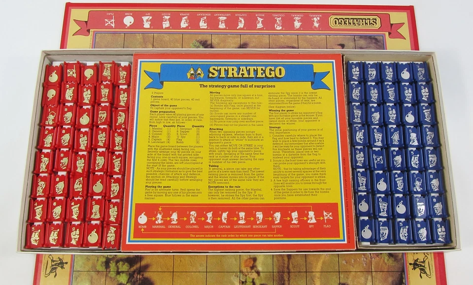 Vintage Stratego Strategy Board Game By MB Games 1982 Excellent Condition - Image 3 of 4