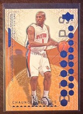2003-04 Upper Deck Chauncey Billups Triple Dimensions #21 Detroit Pistons