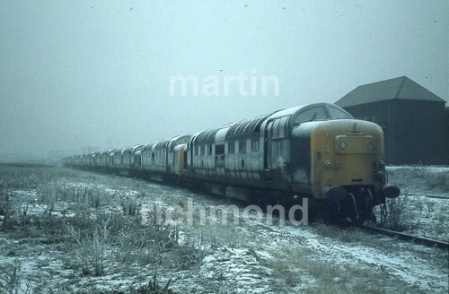 Doncaster Works Class 55 Deltics 55007 15.1.82 Agfachrome 35mm Slide RN626