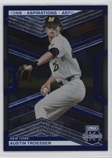 2023 Panini Elite Extra Edition Blue Aspirations /349 Austin Troesser #37 0ud4
