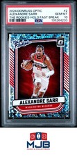2024 Donruss Optic The Rookies #2 Alexandre Sarr Fast Break Holo PSA 10
