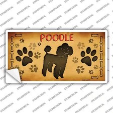 Poodle Vinyl Decal Stickers - Various Sizes