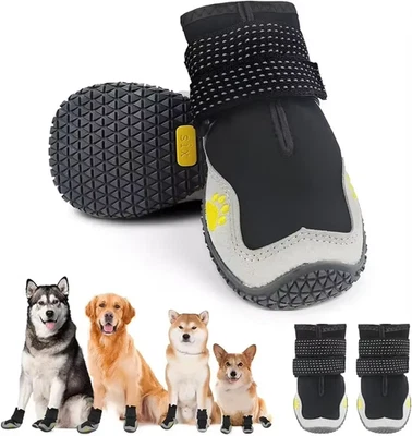 H Hundeschuhe Für Große Hunde Wasserdicht Winter Schnee Atmungsaktiv Wandern
