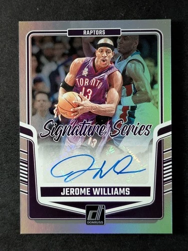 2024-25 Panini Donruss JEROME WILLIAMS Auto Holo Signature Series #SS-JWR