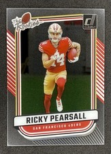 2024 Clearly Donruss RICKY PEARSALL The Rookies #15 RC Base San Francisco 49ers