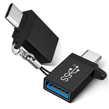 2 Pcs Type-C to USB3.0 OTG Adapter High Speed Converter for Huawei Phone Laptop