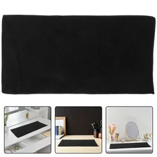 Dressing Table Tablecloth Black Cover Dining Room Accessories Rectangle